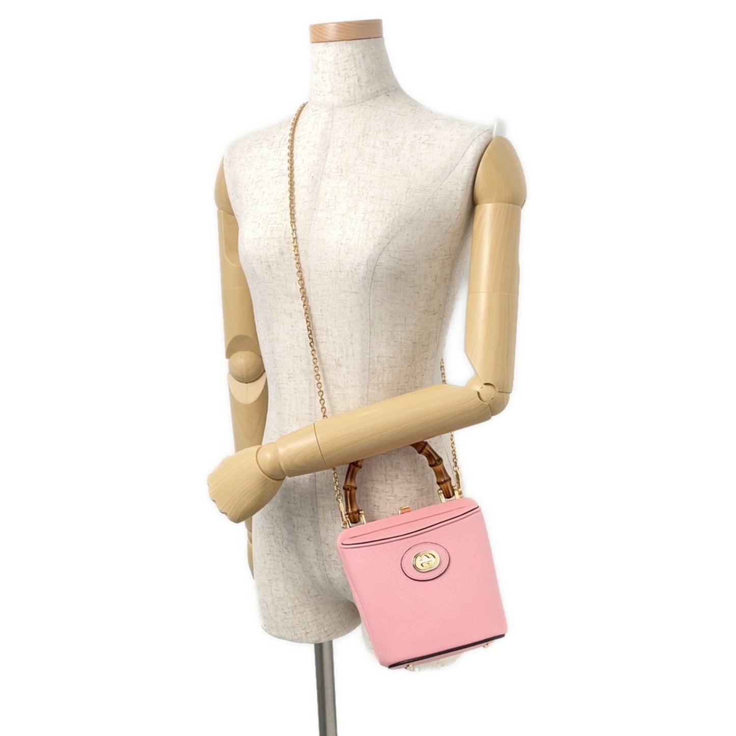 Gucci Pink Leather Handbag ( )