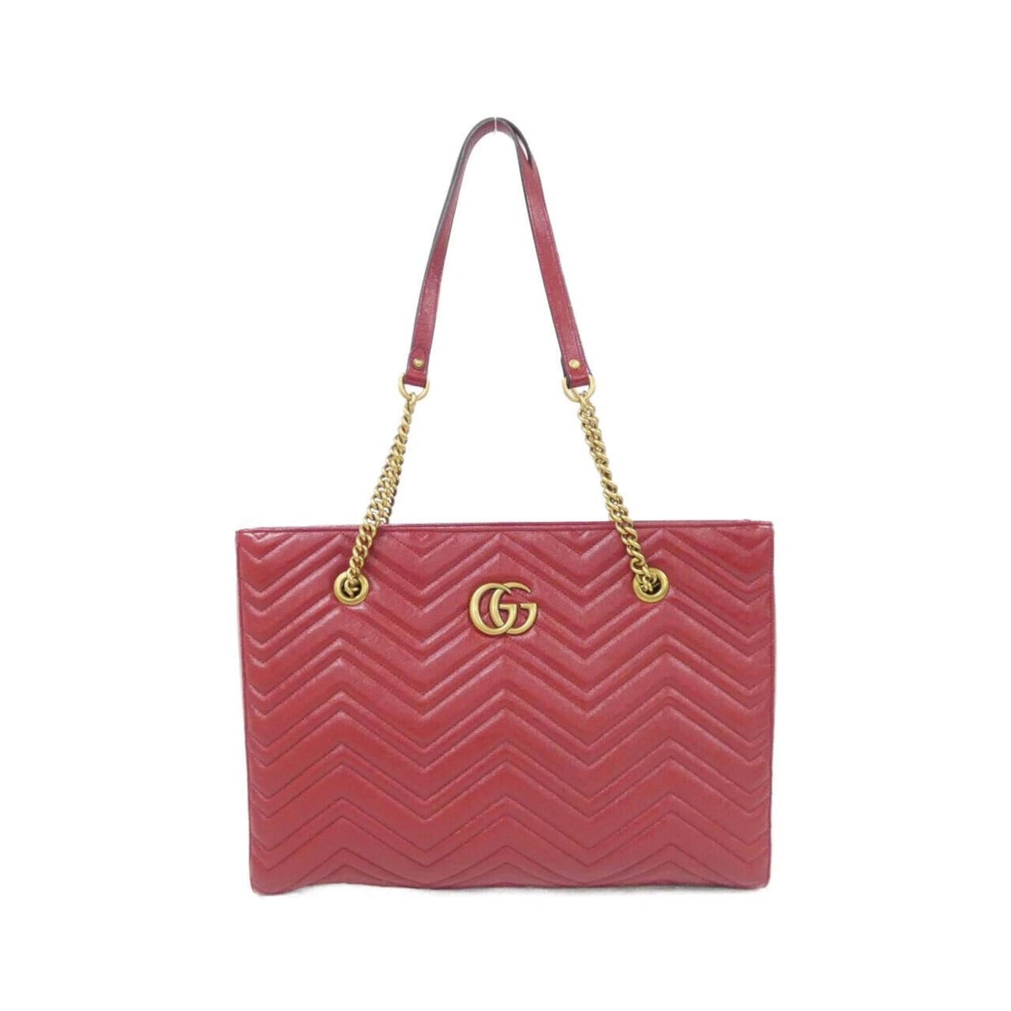 Gucci Red Color Leather Shoulder Bag ( )