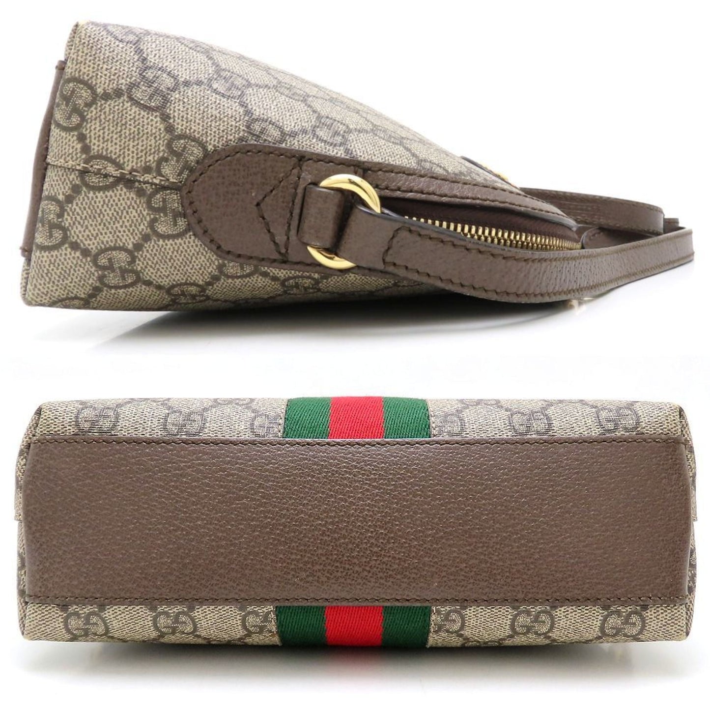 Gucci Beige Gg Supreme Leather Shoulder Bag ( )