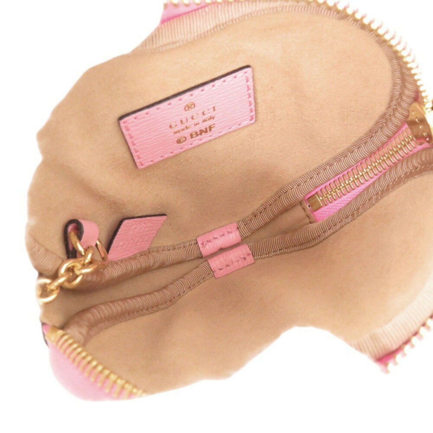 Gucci Pink Leather Coin Purse/Coin Case ( )