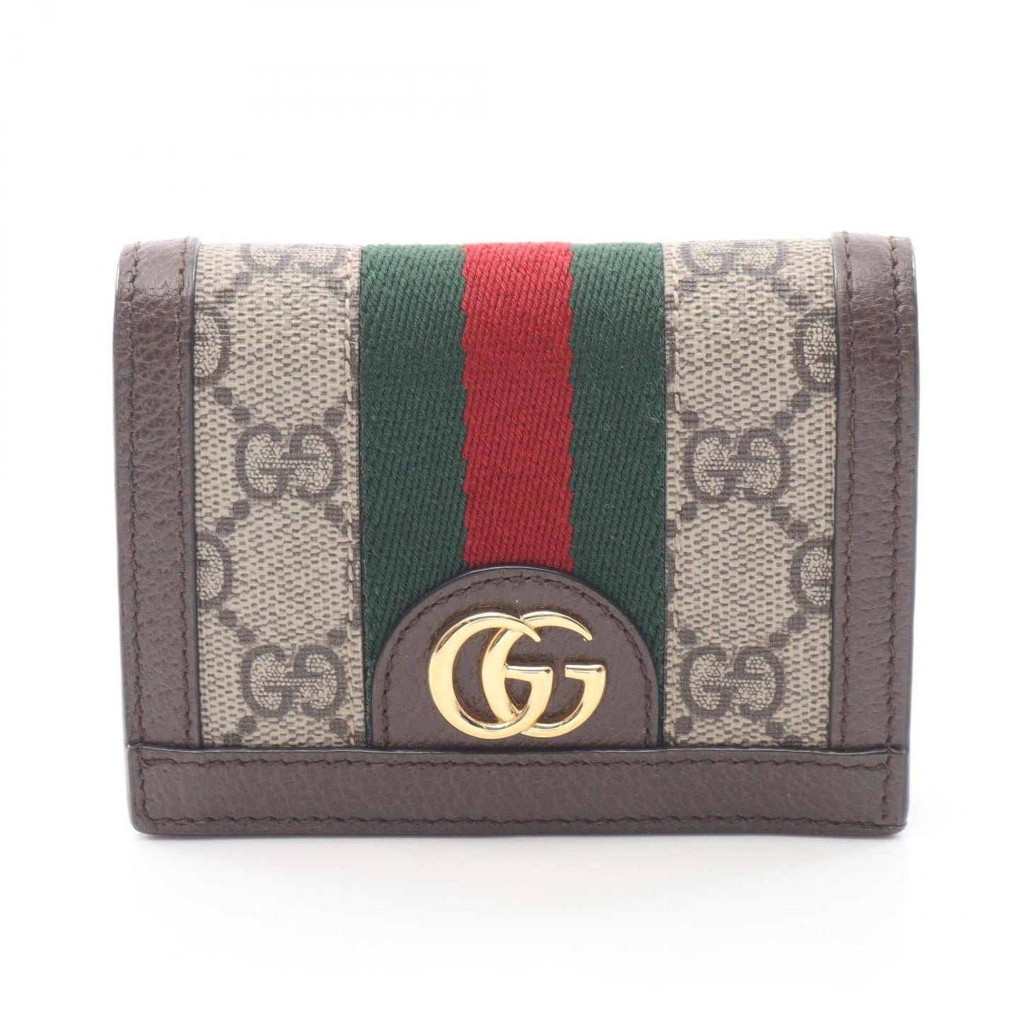 Gucci Gray Multi-Color Gg Supreme Leather Wallet (Bi-Fold) ( )
