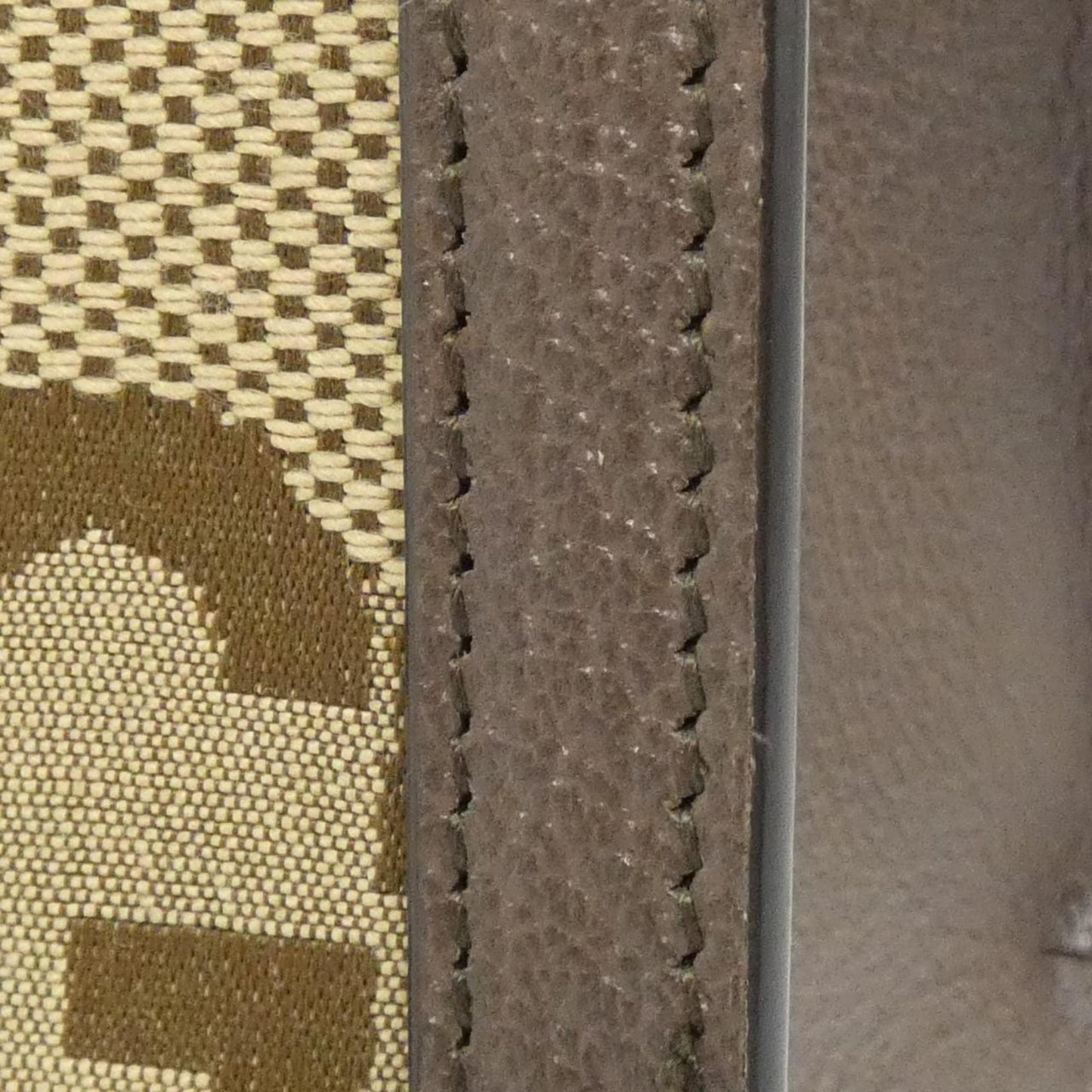 Gucci Gg Canvas Brown Camel Gg Canvas Leather Handbag ( )
