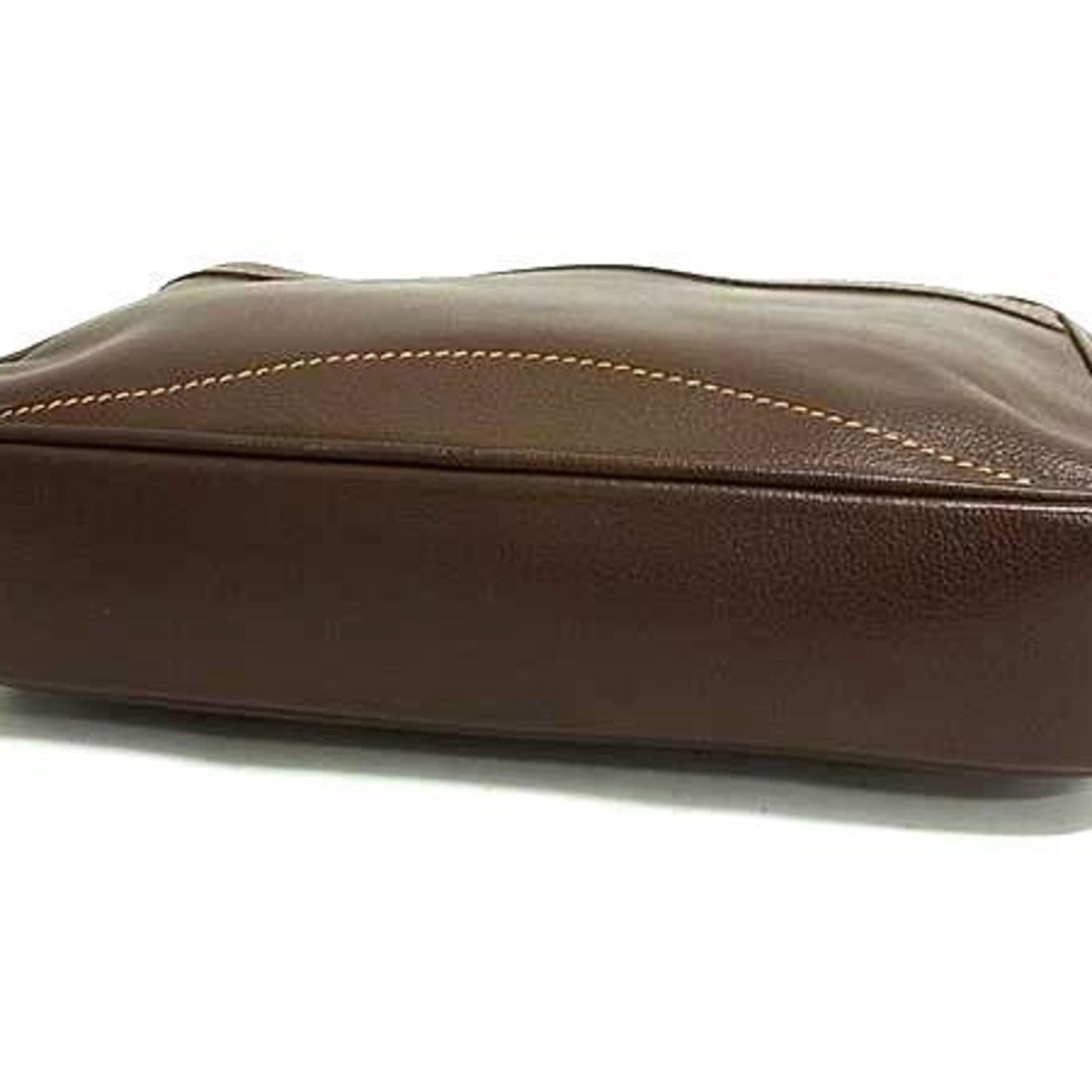 Gucci Brown Leather Clutch Bag Handbag ( )