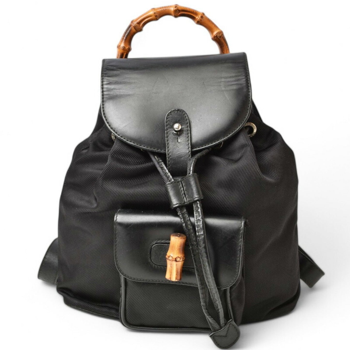 Gucci Black Leather Backpack ( )