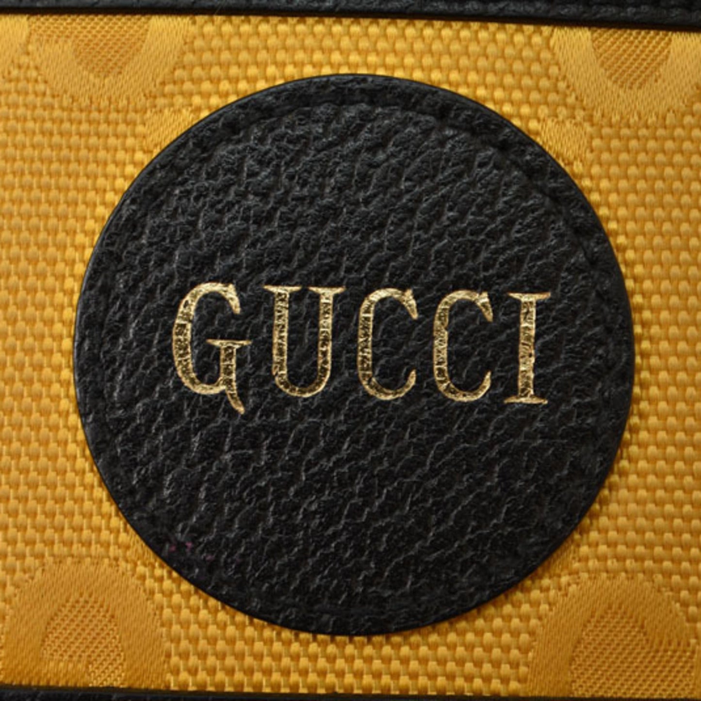 Gucci Black Yellow Leather Coin Purse/Coin Case ( )