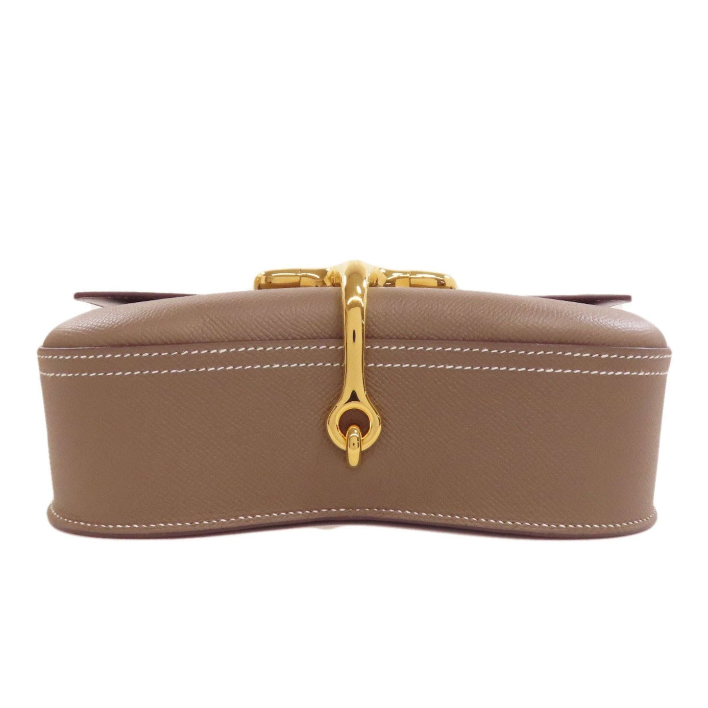 Hermes Etoupe Gray Epsom Leather Shoulder Bag ( )