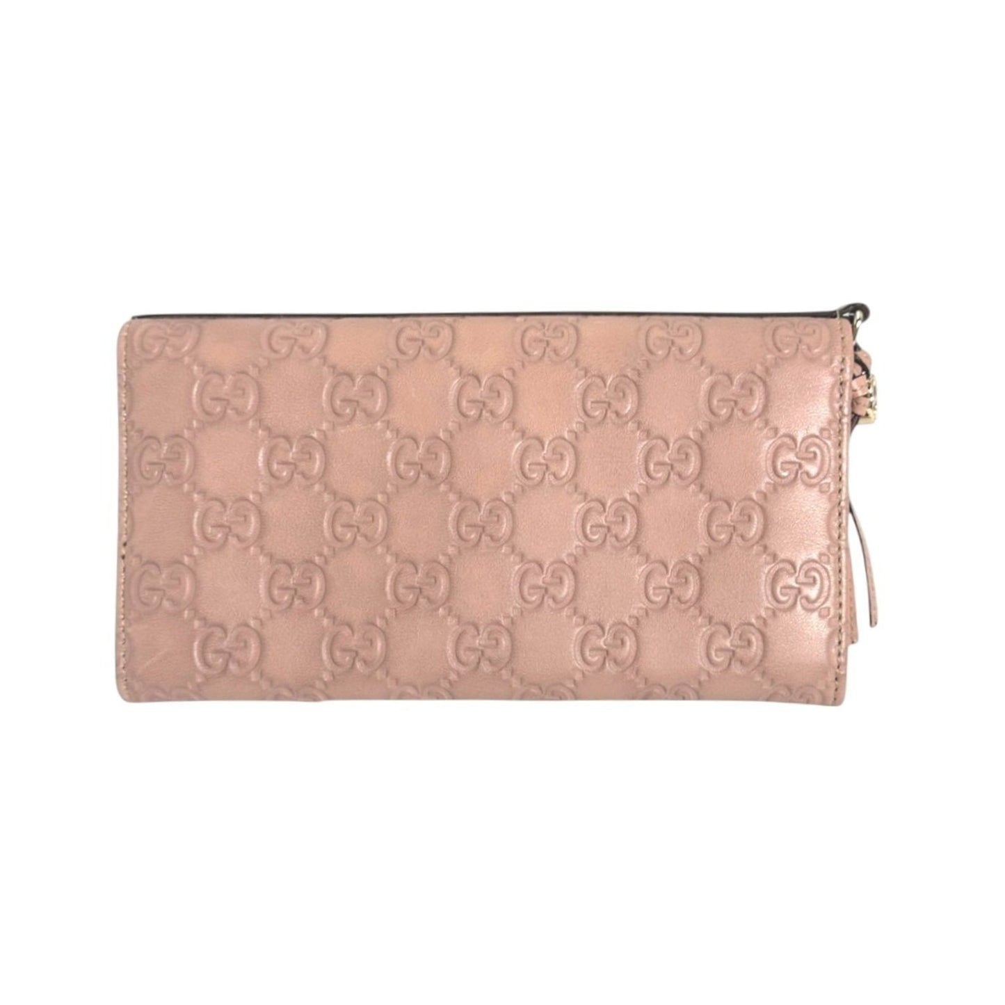 Gucci Pink Leather Wallet (Bi-Fold) ( )
