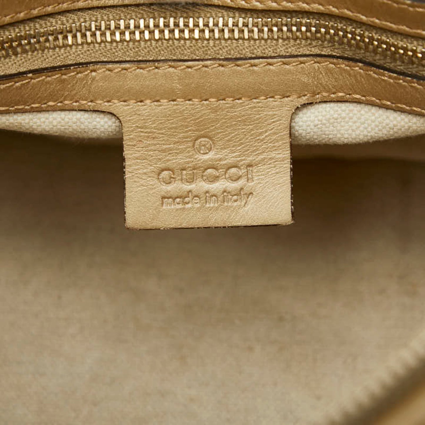 Gucci Gold Pvc Leather Handbag ( )