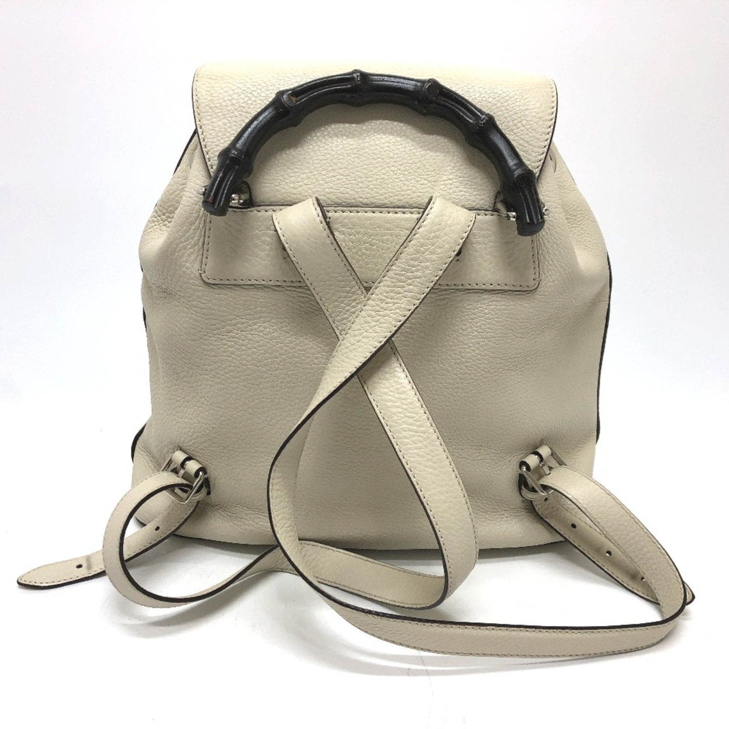 Gucci White Leather Backpack ( )