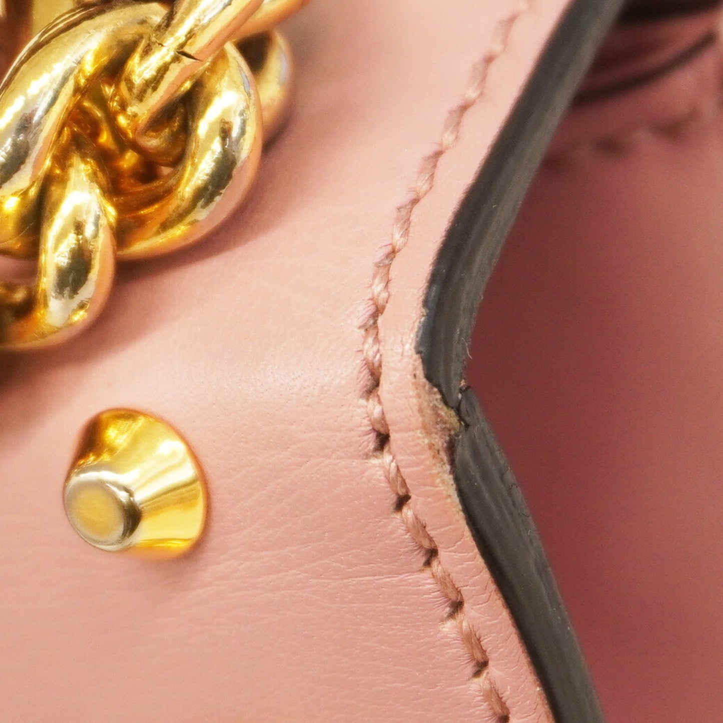 Gucci Pink Leather Shoulder Bag ( )