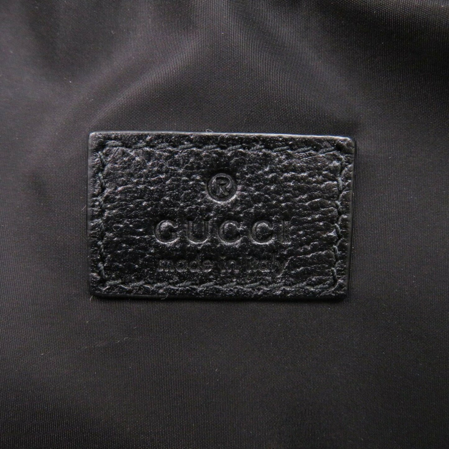 Gucci Black Gg Crystal Leather Shoulder Bag ( )