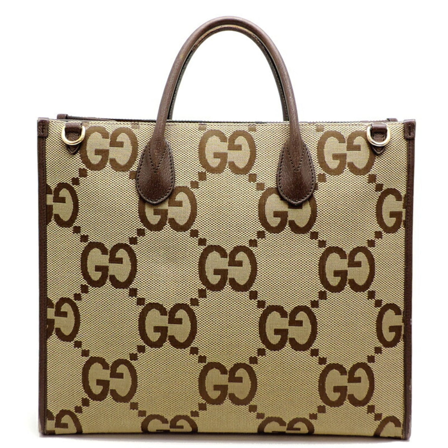 Gucci Beige Leather Tote Bag ( )