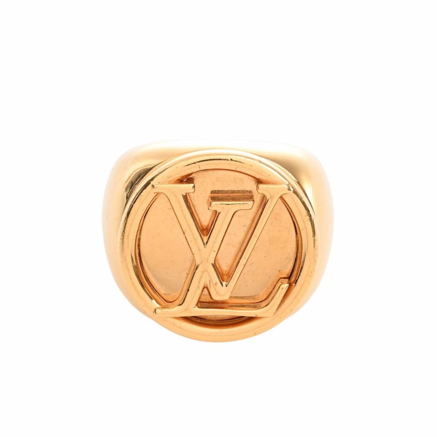 LOUIS VUITTON LV Ring #S M64284 Gold No. 9.5 Women's