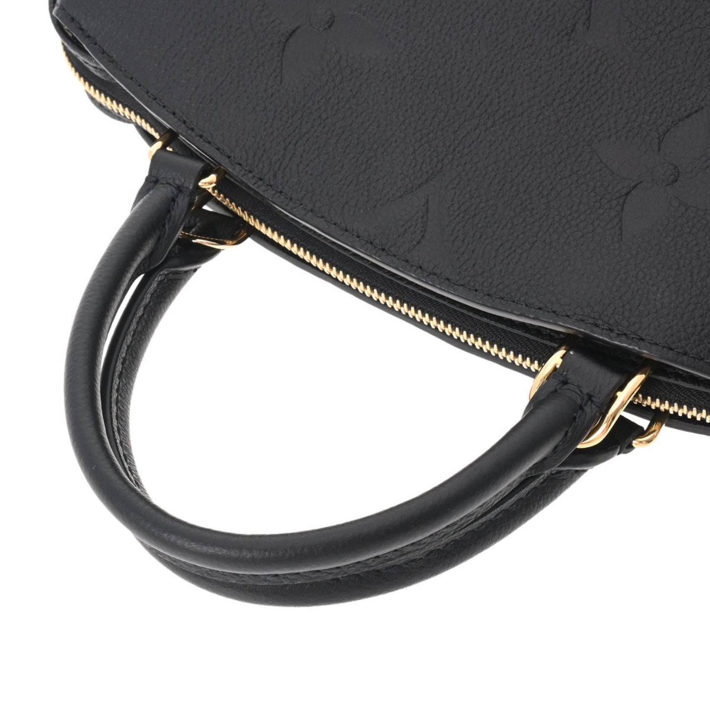 LOUIS VUITTON Monogram Emplant Petit Palais PM Noir Women's Bag