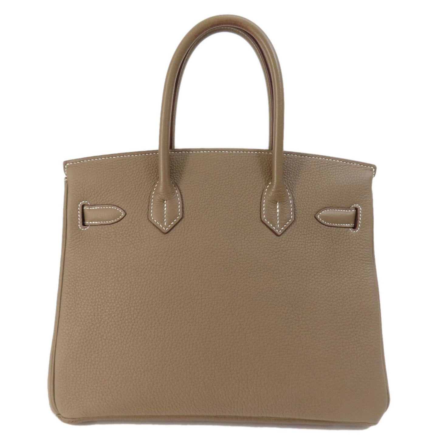 Hermes Etoupe Gray Togo Leather Handbag ( )