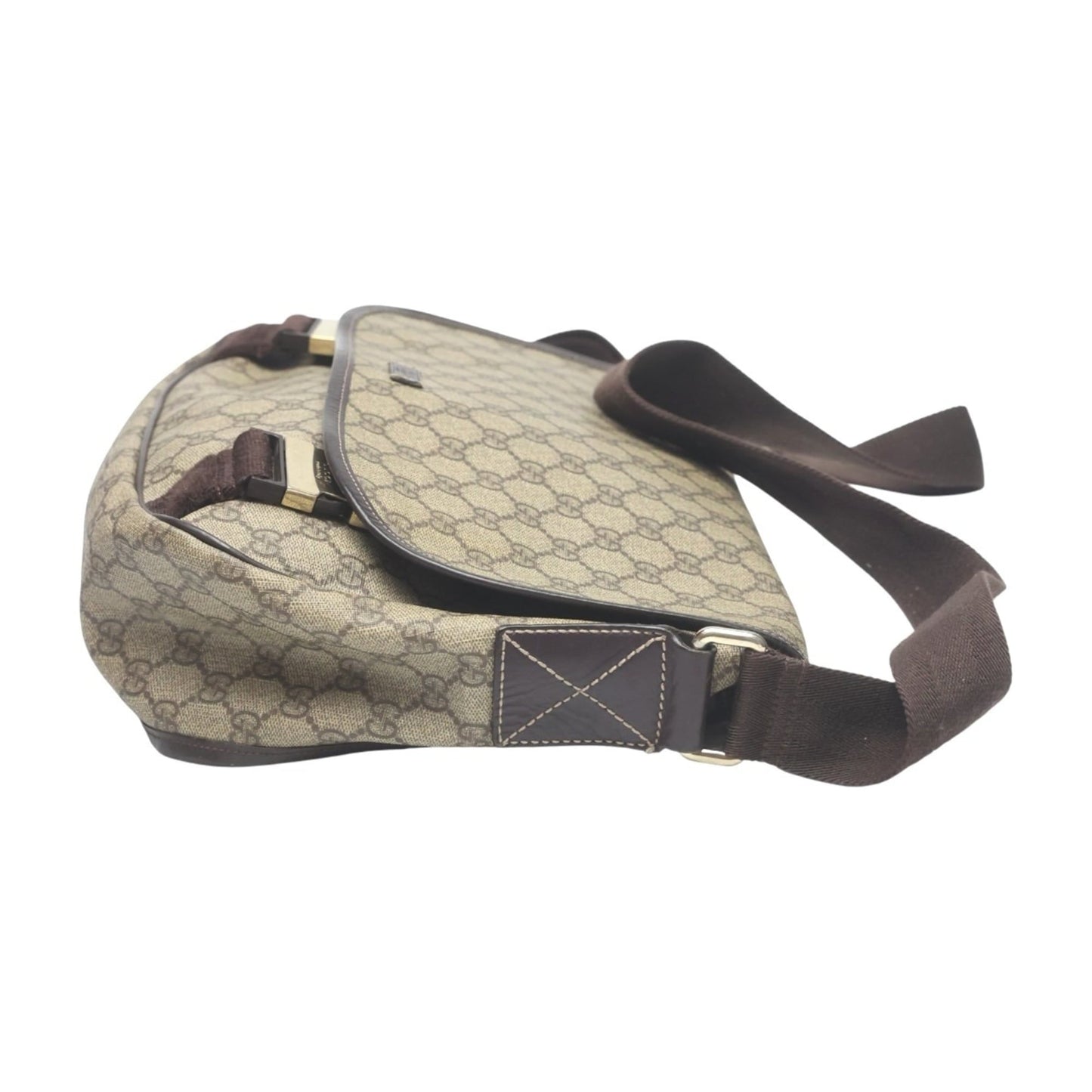 Gucci Brown Gg Plus Shoulder Bag ( )