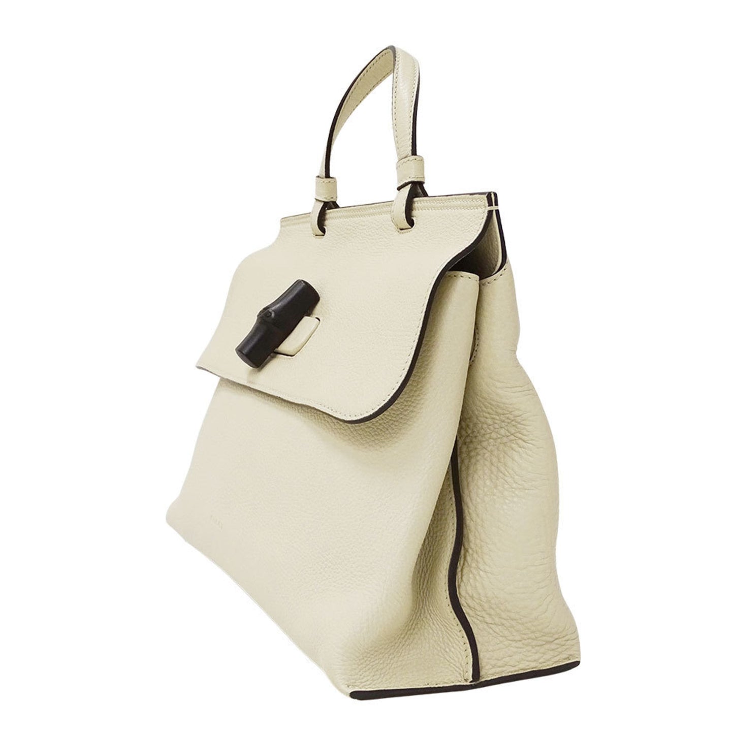 Gucci Ivory Leather Handbag Shoulder Bag ( )