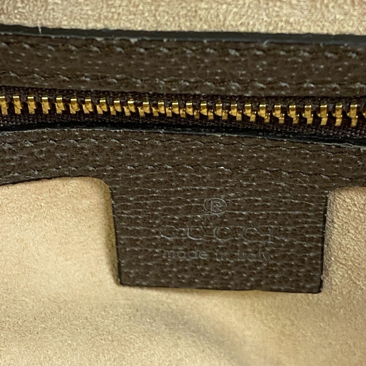 Gucci Brown Pvc Coated Canvas Shoulder Bag ( )