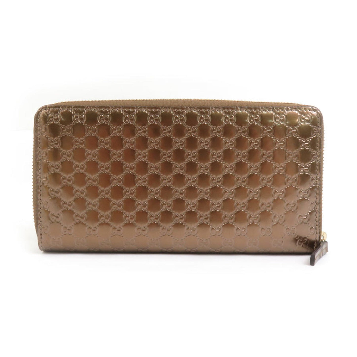 Gucci Bronze Leather Long Wallet (Bi-Fold) ( )