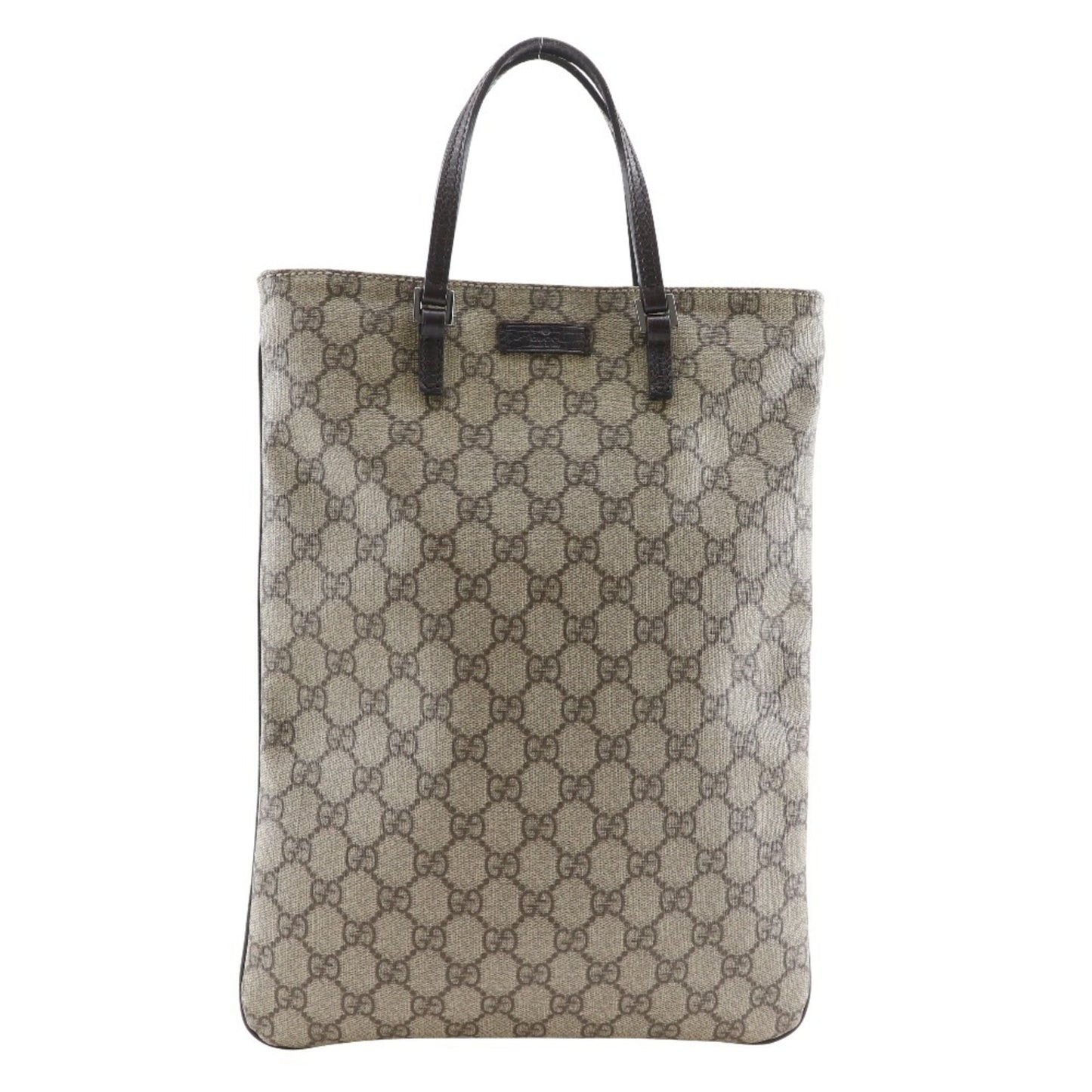 Gucci Brown Gg Supreme Handbag Tote Bag ( )