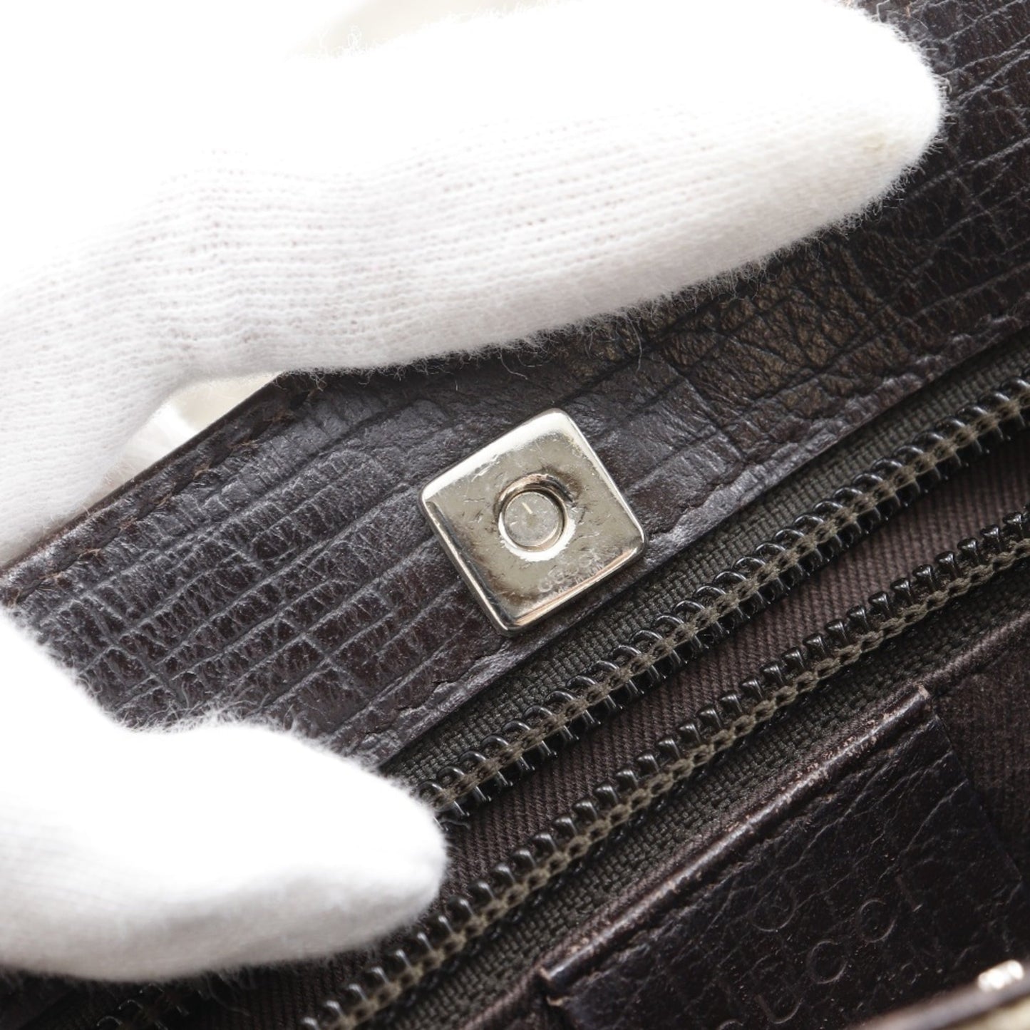 Gucci Brown Gg Supreme Handbag Tote Bag ( )