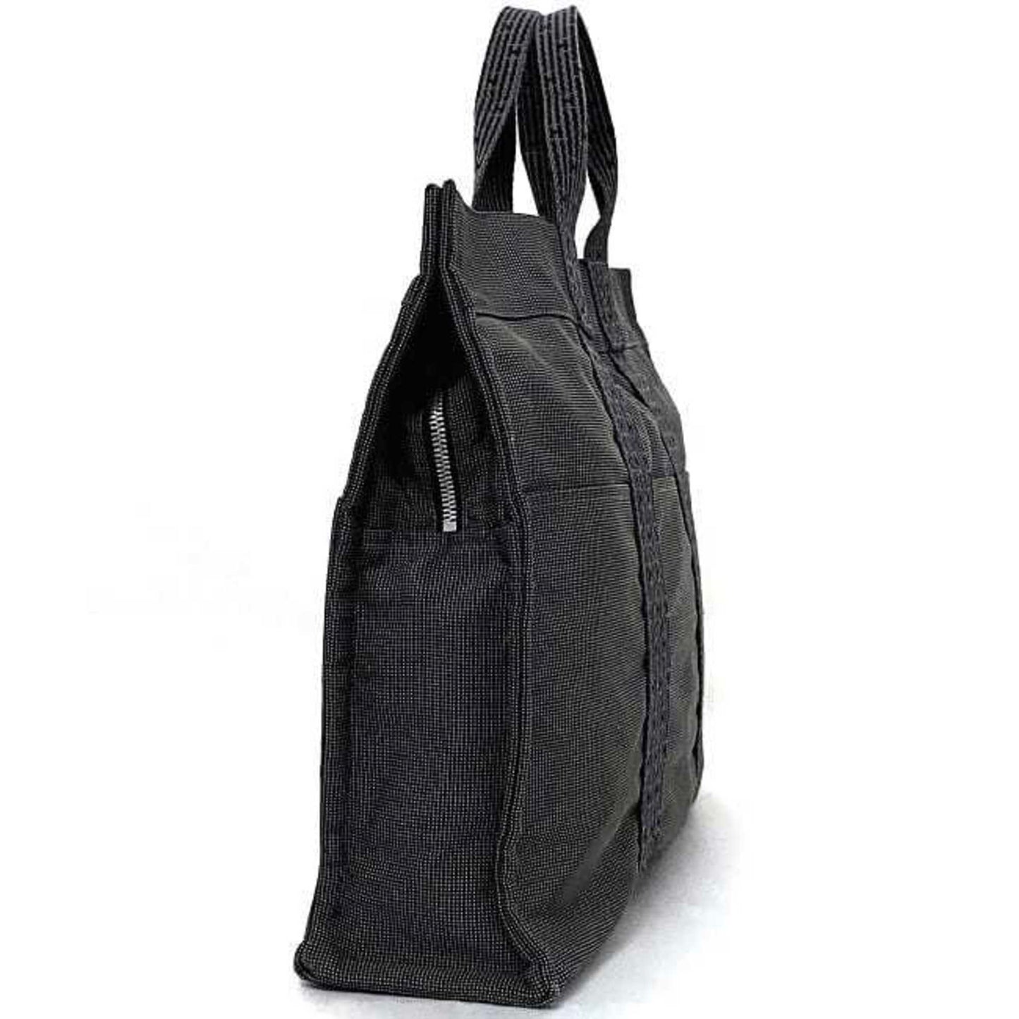 Hermes Her Line Gray Canvas Tote Bag ( )