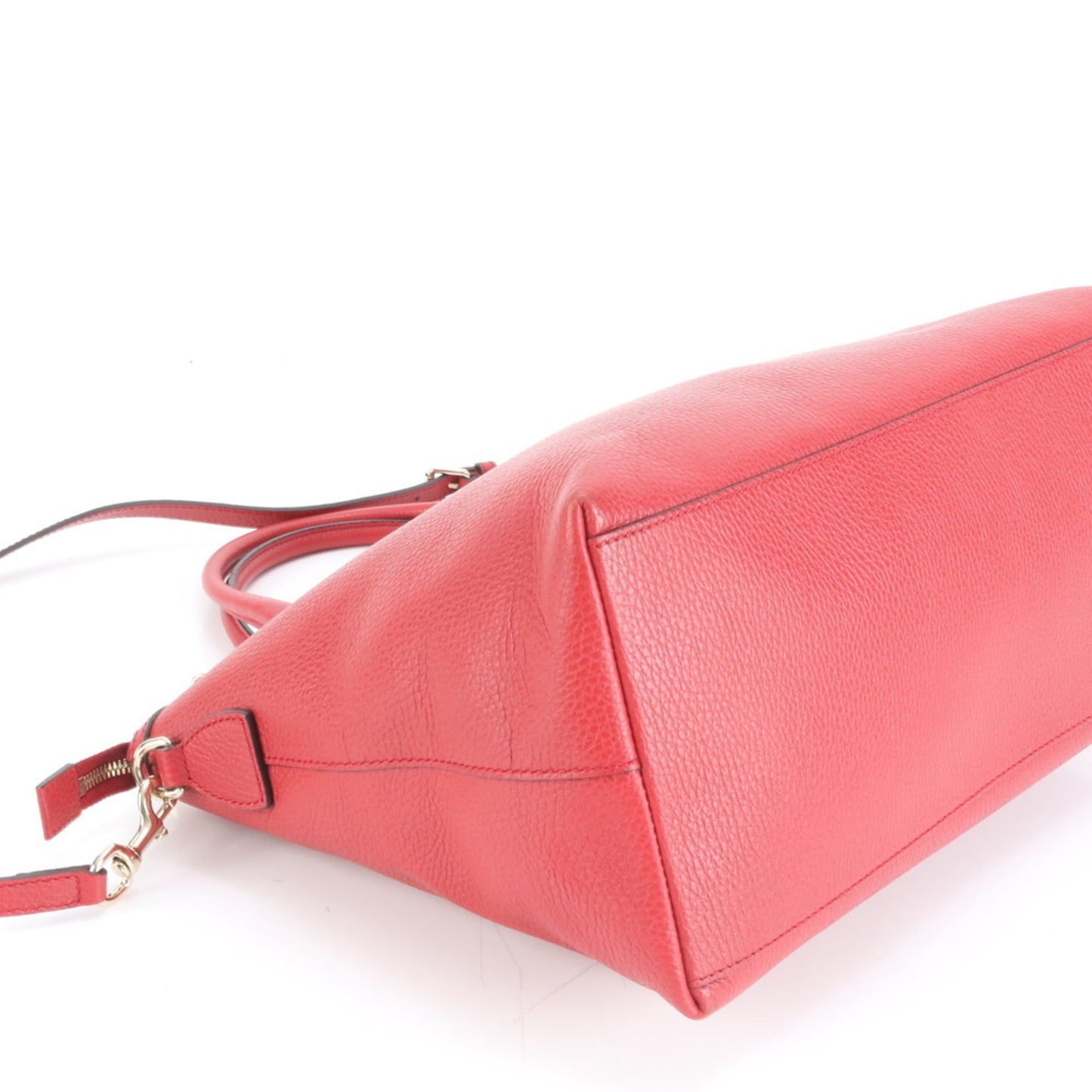 Gucci Red Color Leather Shoulder Bag ( )