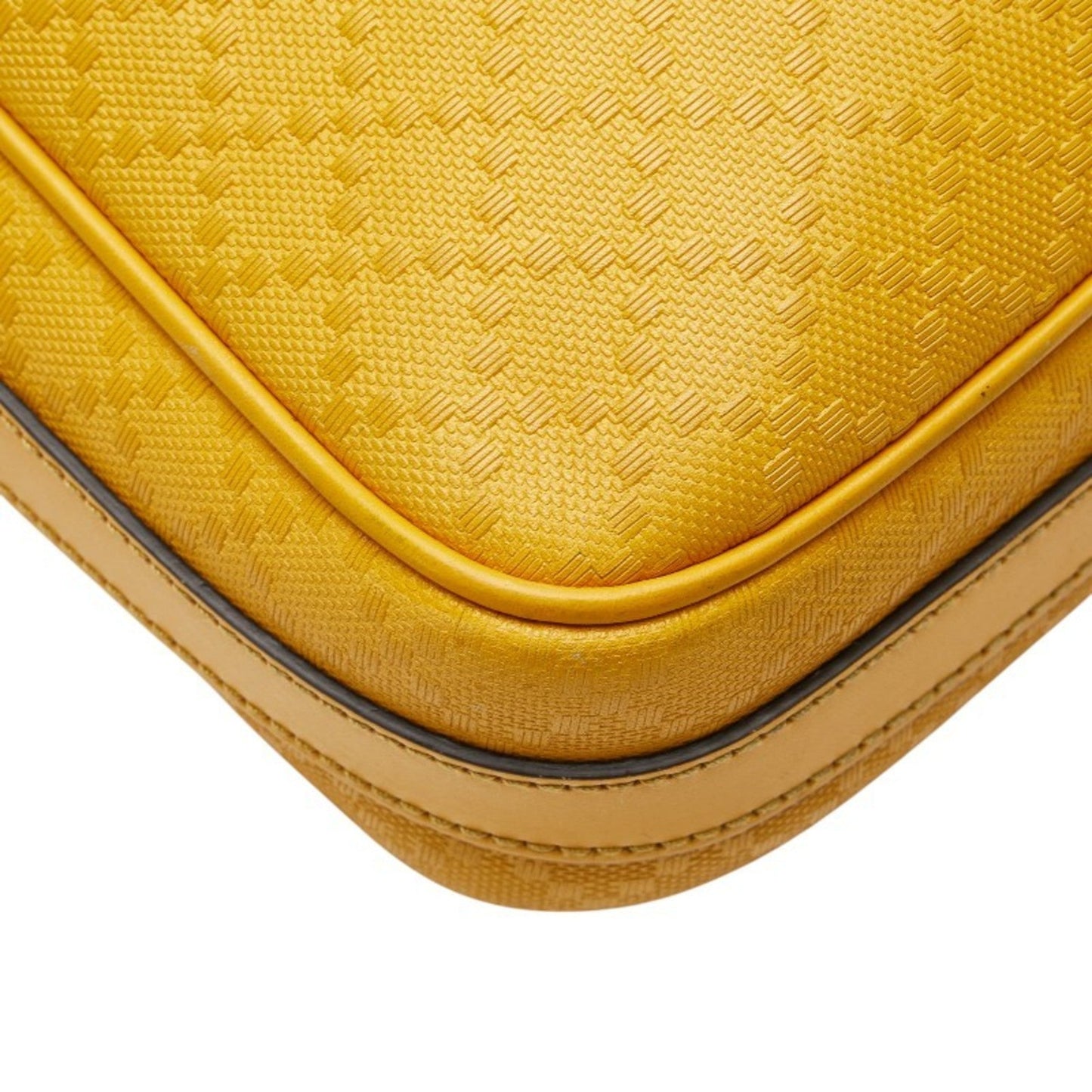 Gucci Diamante Yellow Leather Shoulder Bag ( )