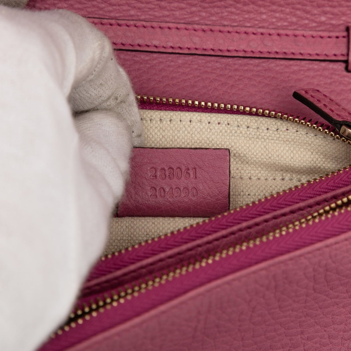 Gucci Pink Leather Shoulder Bag ( )