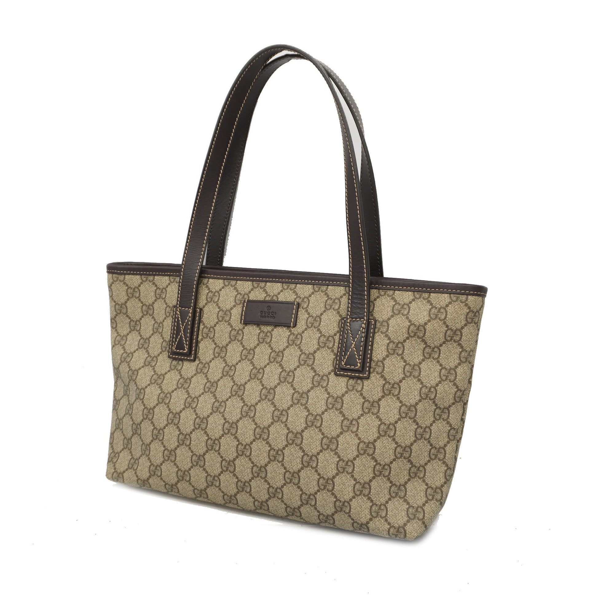 Gucci GG Supreme Beige Tote Style 1