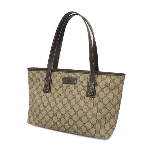 Gucci GG Supreme Beige Tote Style 1