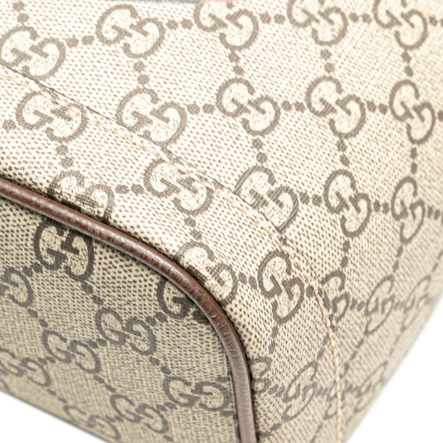 Gucci Beige Brown Multi-Color Pvc Leather Backpack ( )