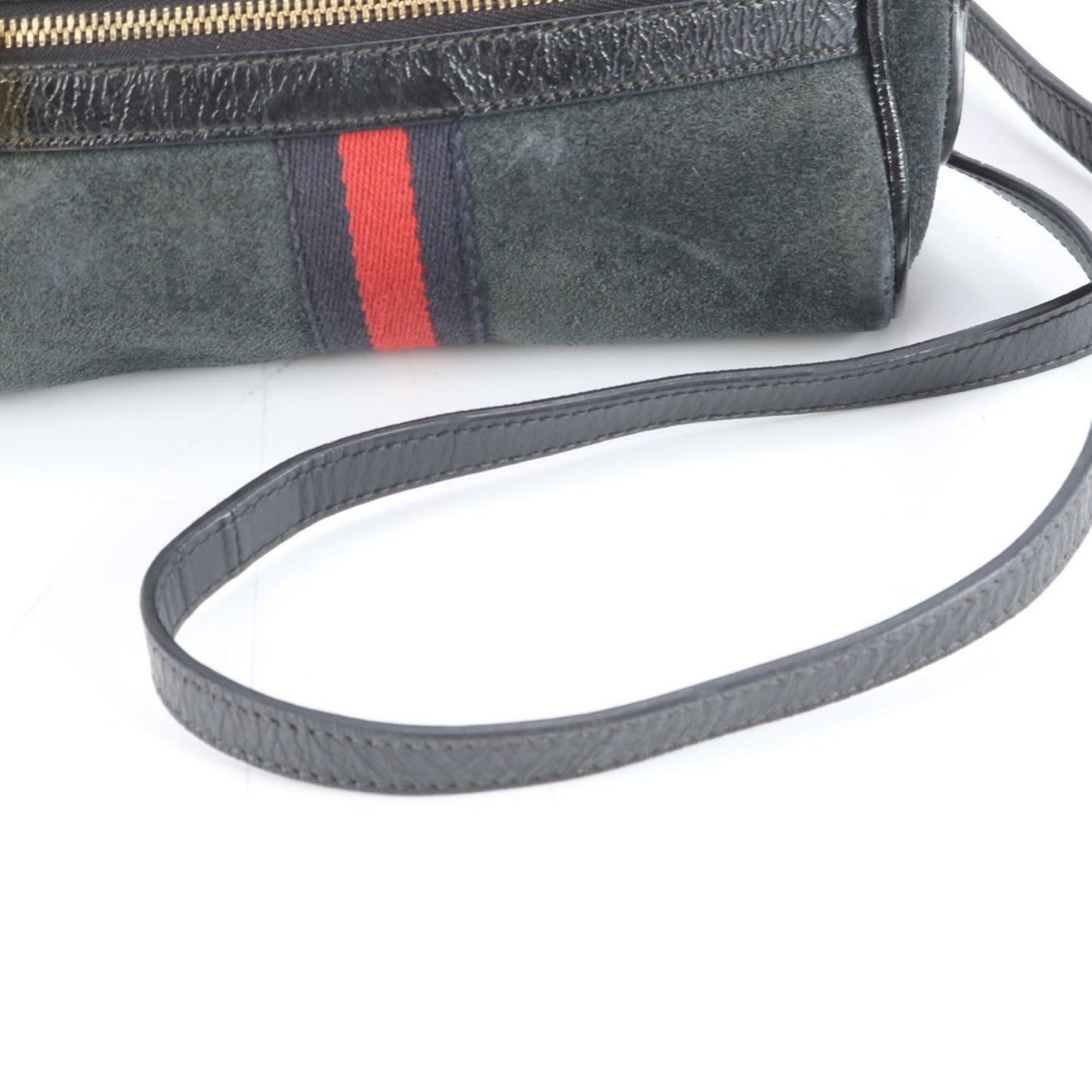 Gucci Black Leather Shoulder Bag ( )
