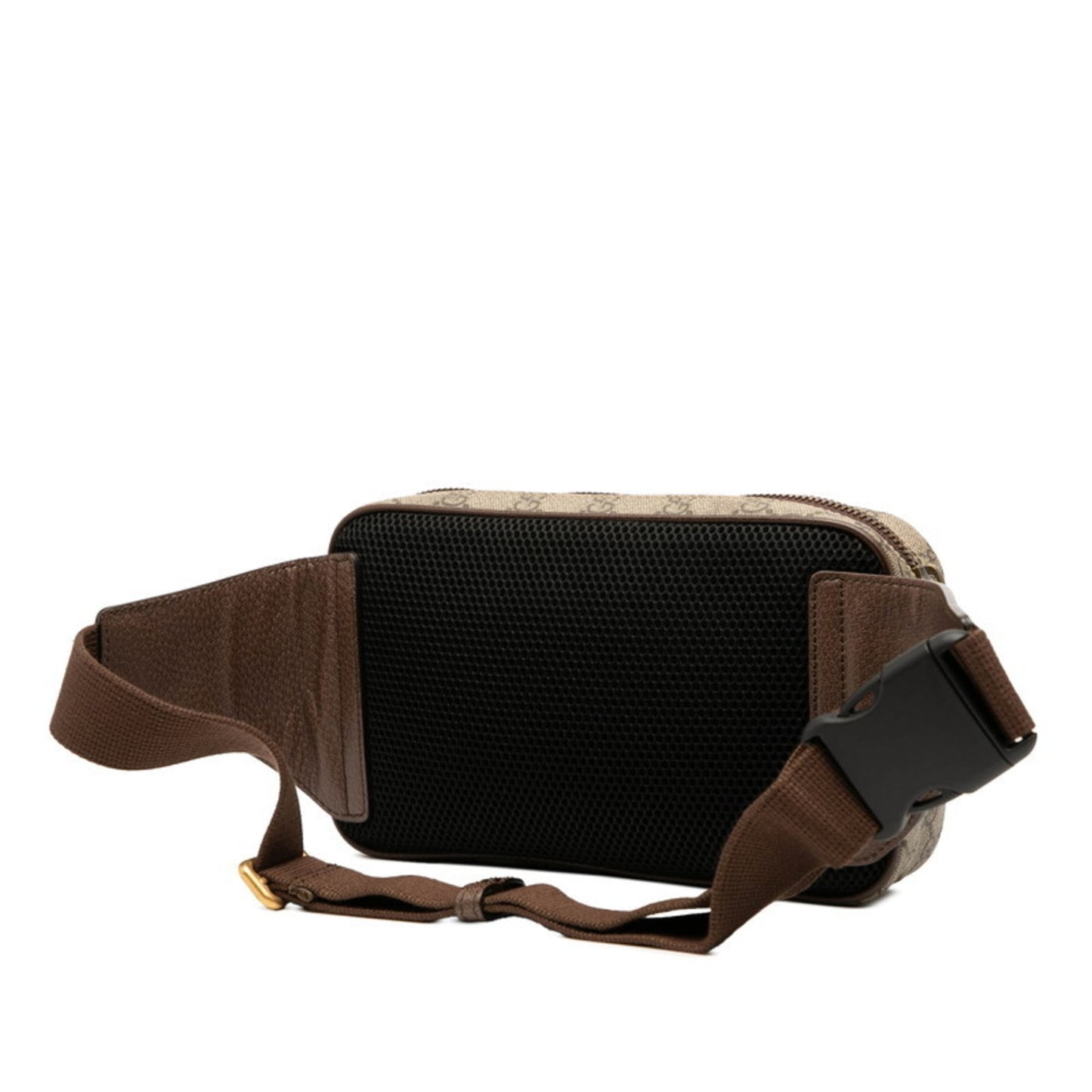 Gucci Beige Brown Pvc Leather Sling Bag ( )