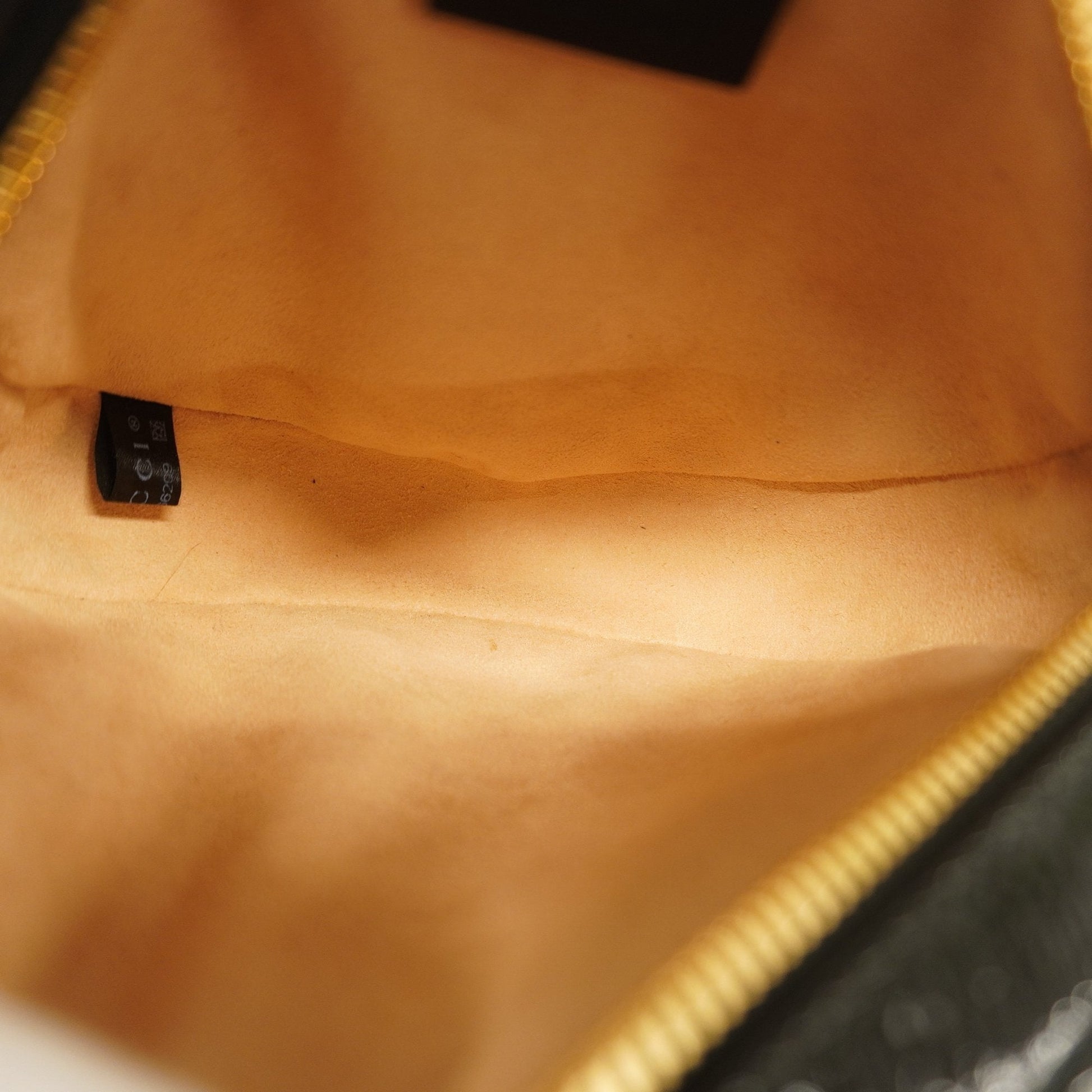 Gucci Sherry Line Black Suede Shoulder Bag