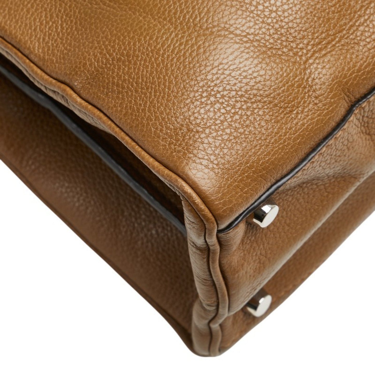 Gucci Brown Leather Handbag Shoulder Bag ( )