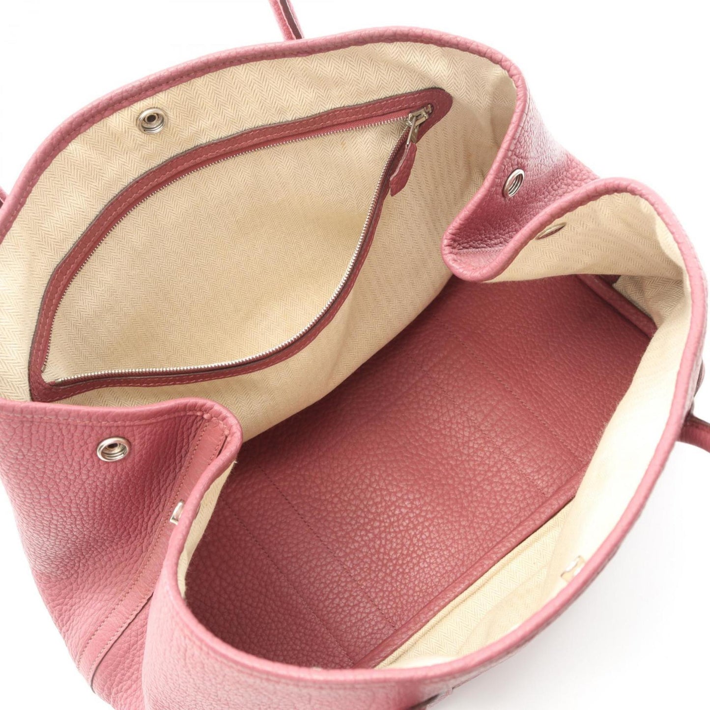 Hermes Pink Negonda Leather Tote Bag ( )