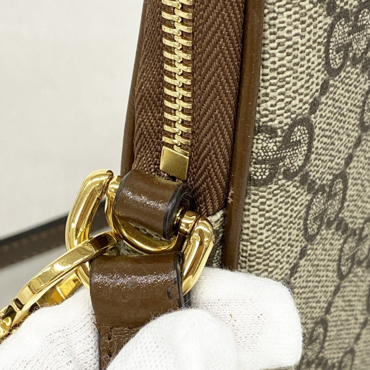 Gucci Brown Pvc Shoulder Bag ( )