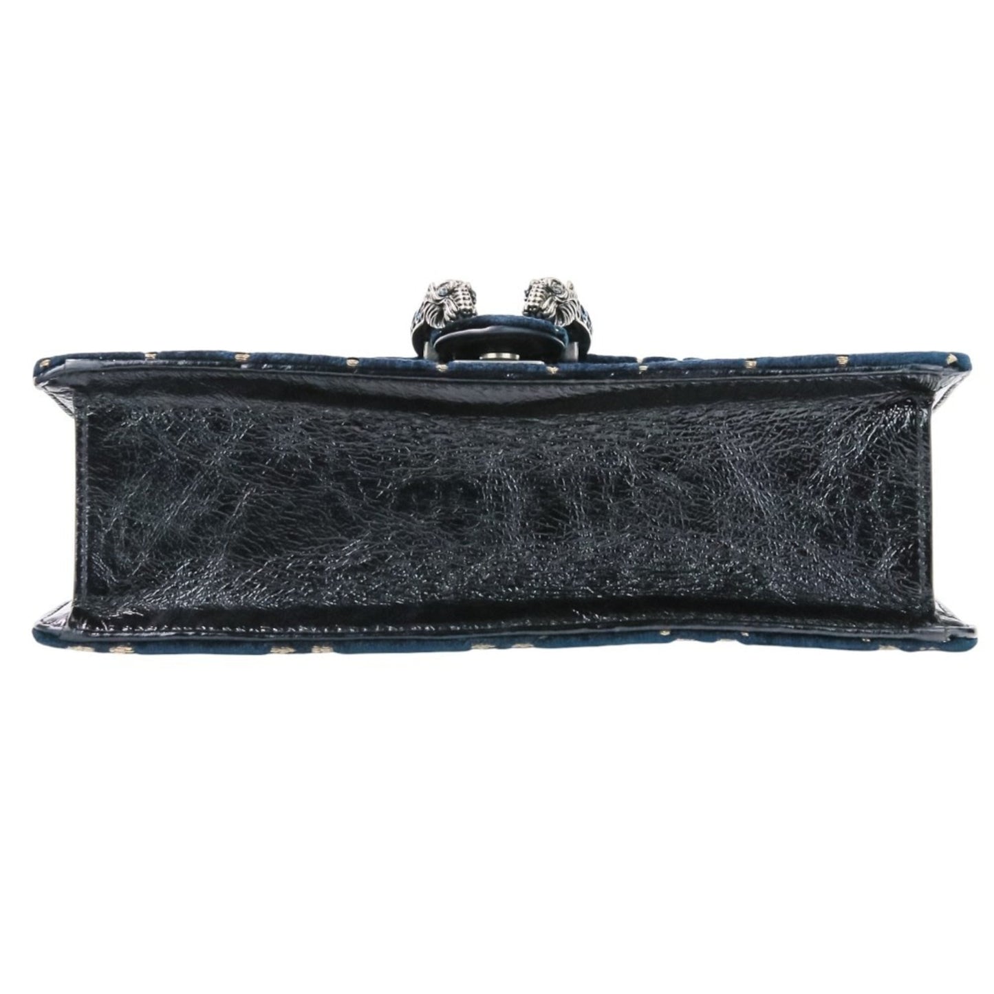 Gucci Navy Velvet Shoulder Bag ( )