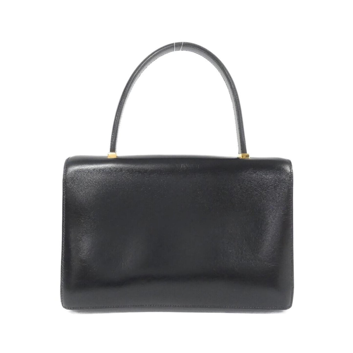 Hermes Piano Black Box Calf Leather Handbag ( )