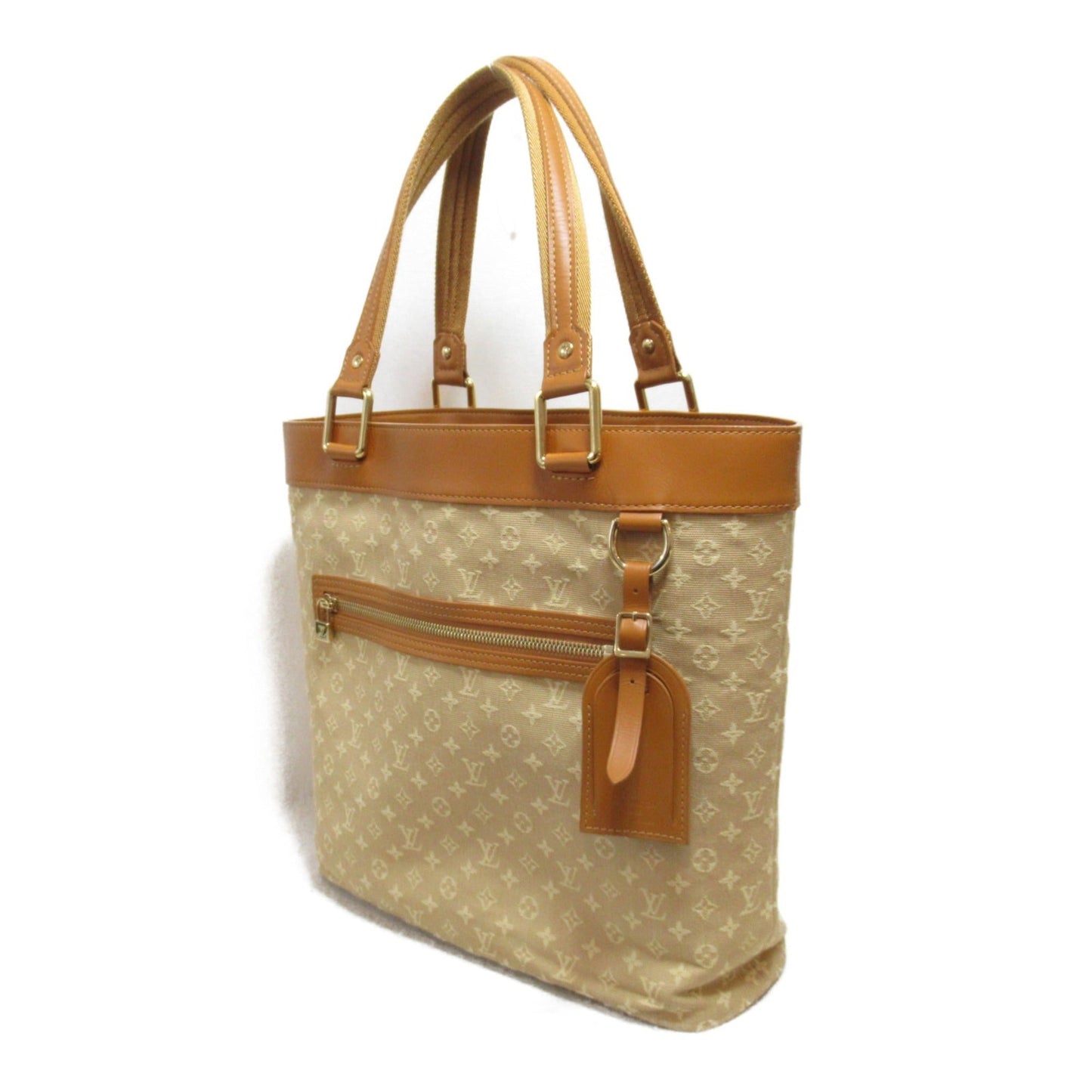 LOUIS VUITTON Lucille GM Tote Bag Beige Monogram mini leather