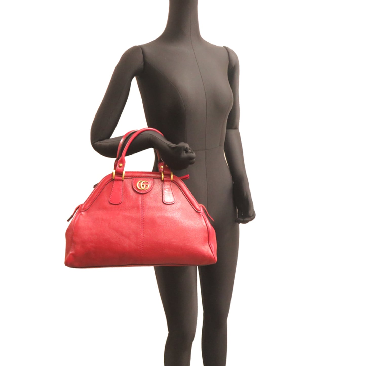 Gucci Red Color Leather Handbag ( )