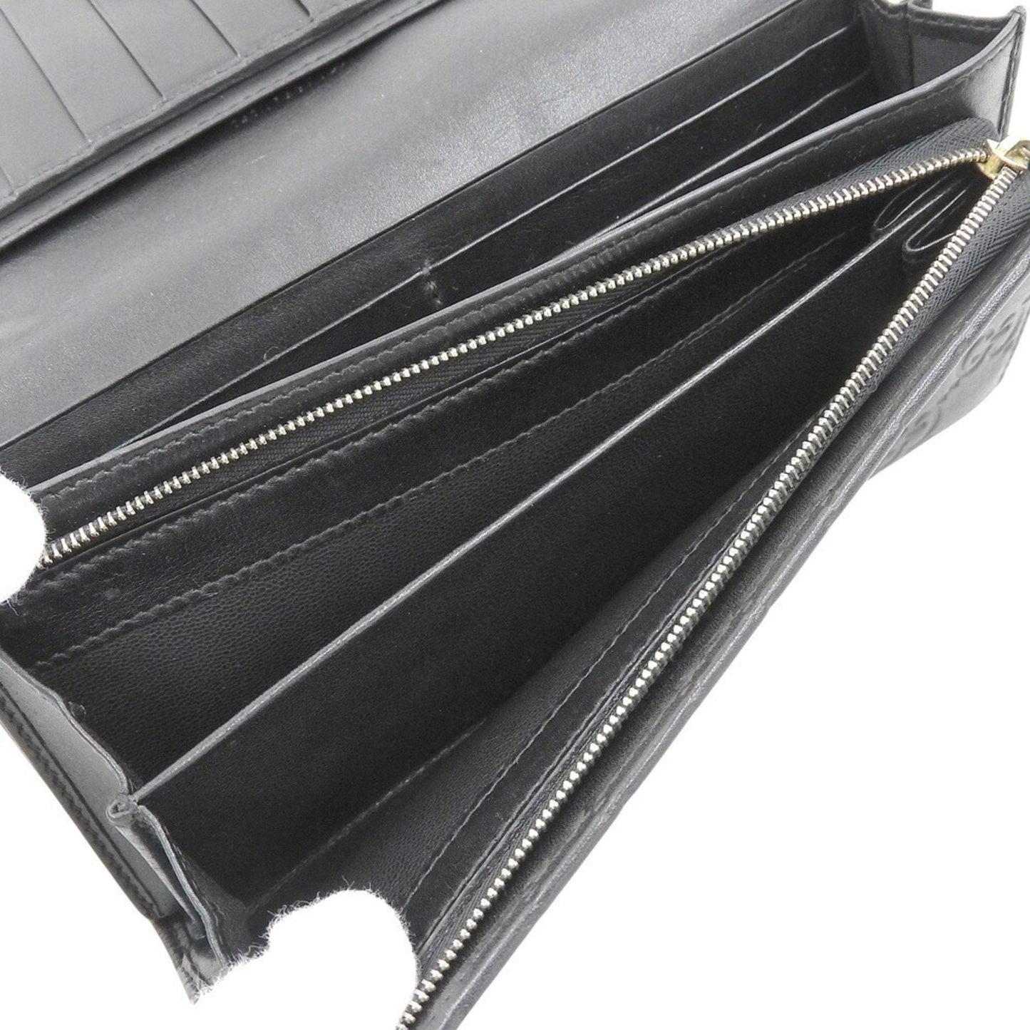 Gucci Black Leather Chain/Shoulder Wallet ( )