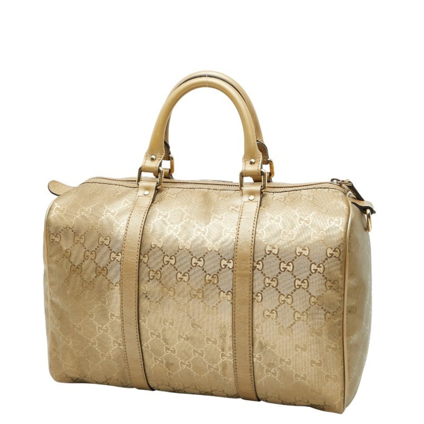 Gucci Gold Pvc Leather Handbag ( )