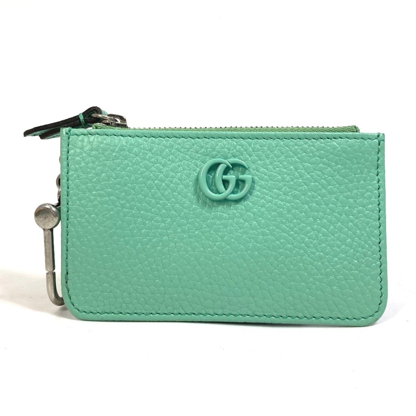 Gucci Green Leather Coin Purse/Coin Case ( )