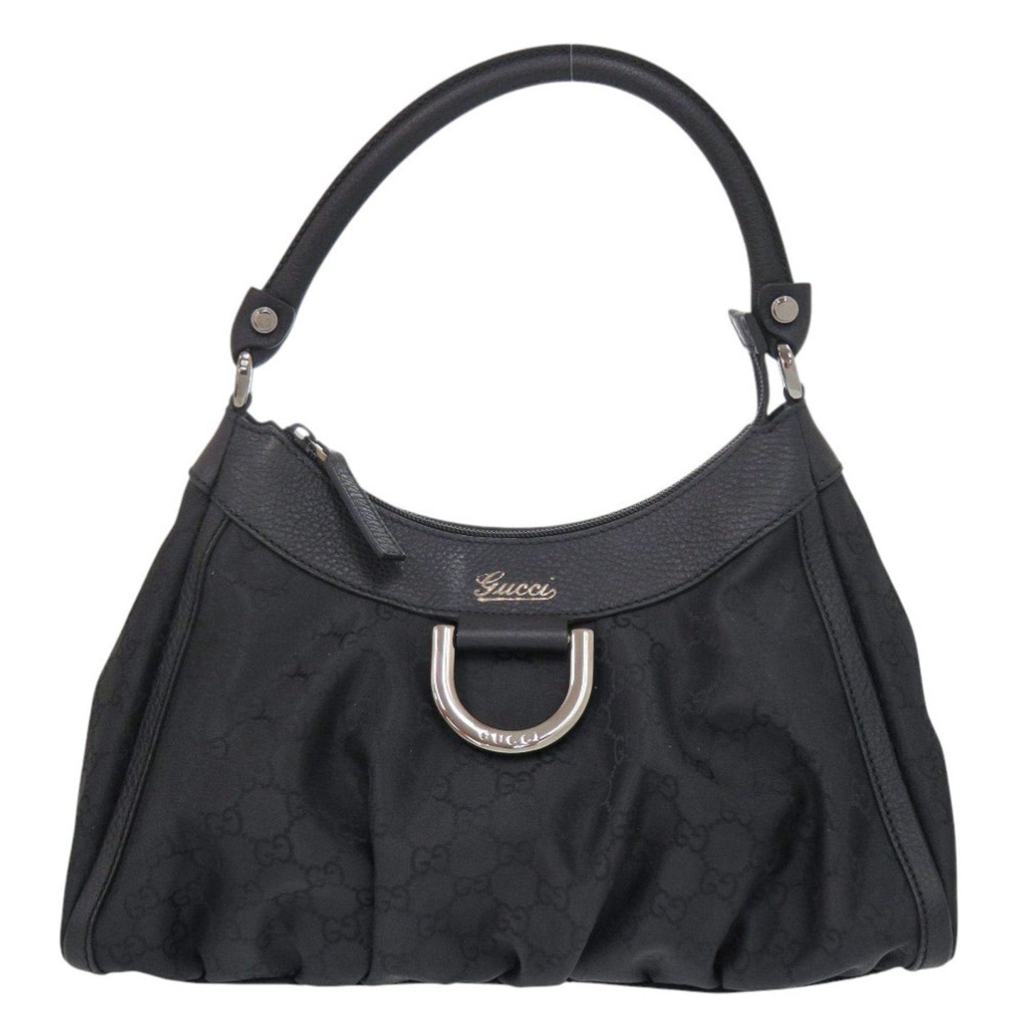 Gucci Black Nylon Handbag Shoulder Bag ( )
