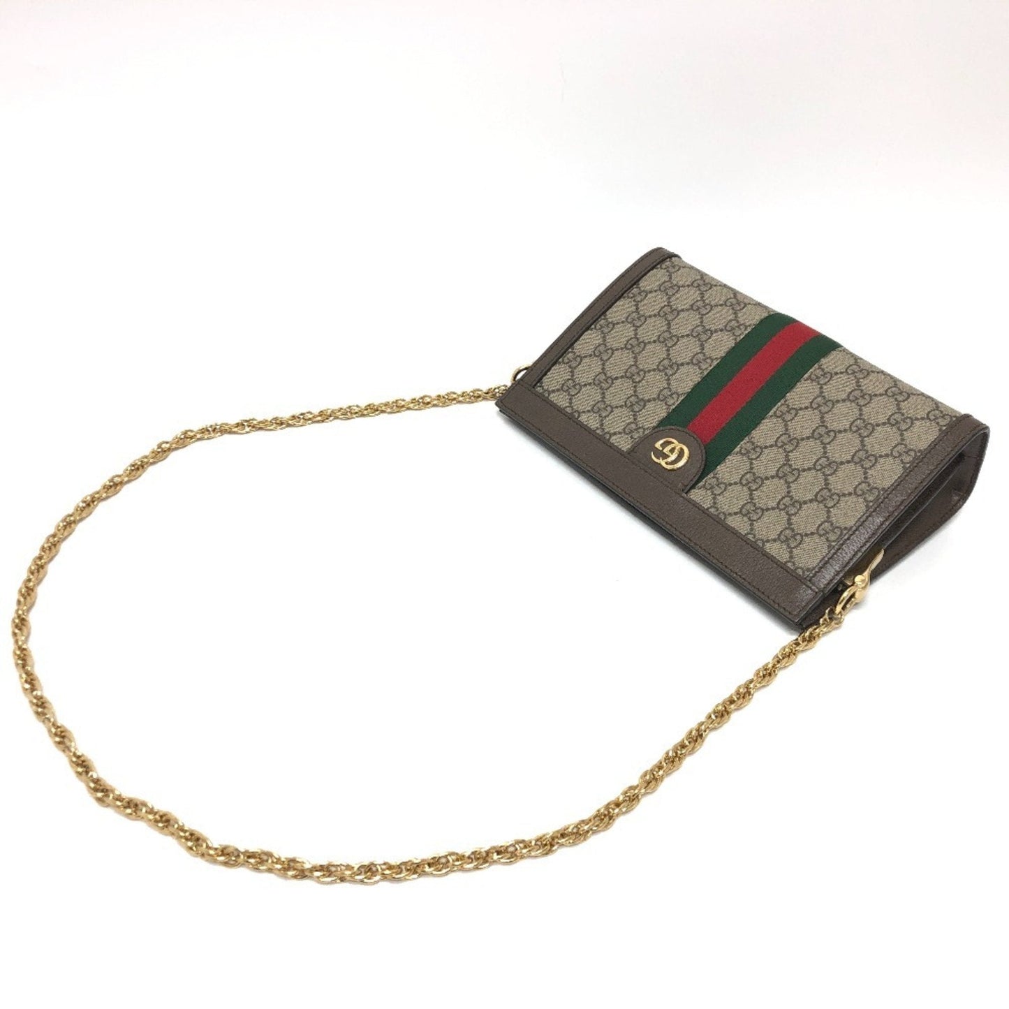 Gucci Brown Gg Supreme Shoulder Bag ( )
