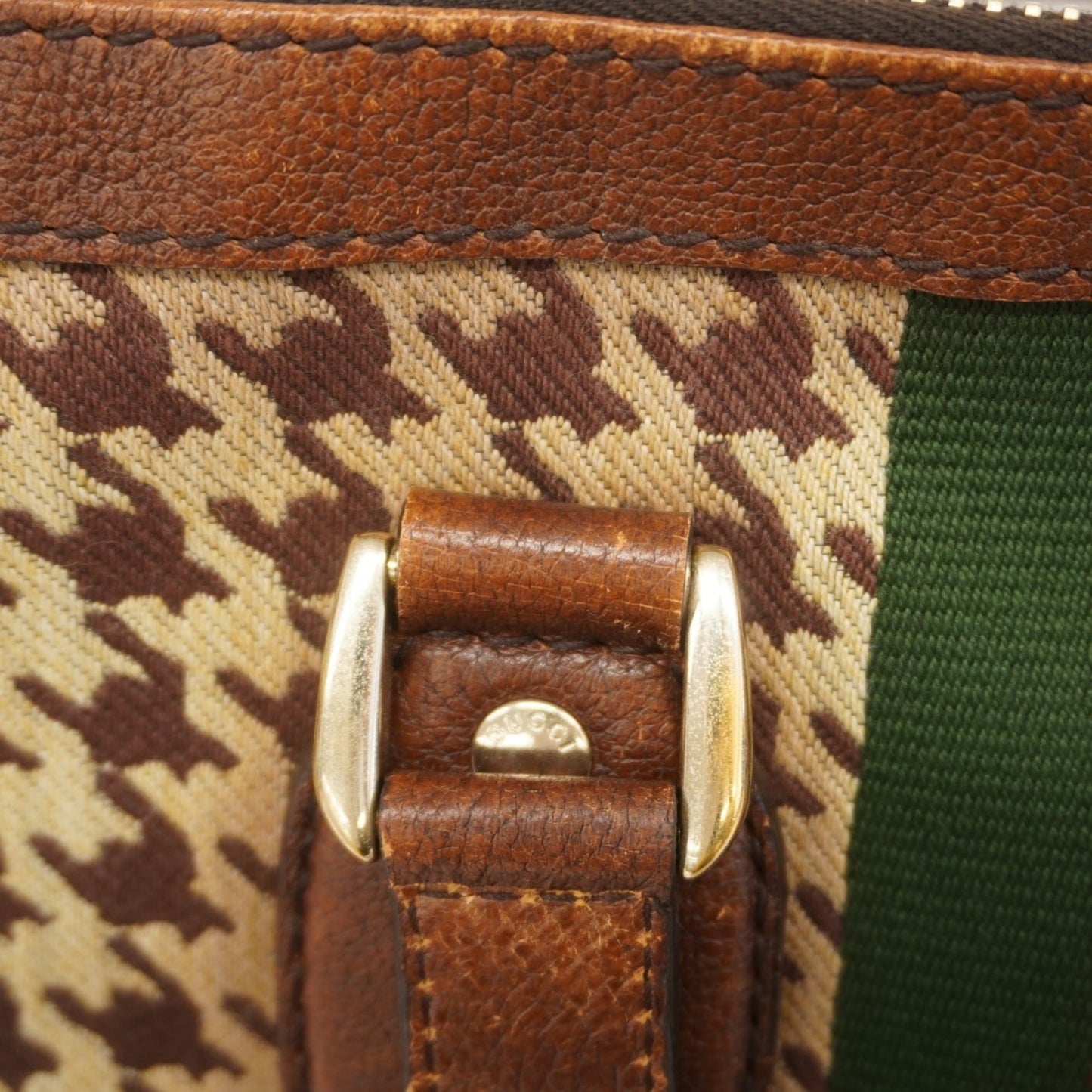 Gucci Brown Canvas Handbag ( )