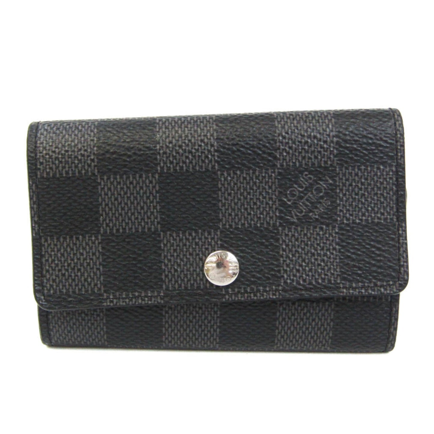 LOUIS VUITTON Damier Graphite Multicles 6 N62662 Men,Women Damier Graphite Key Case Damier Graphite