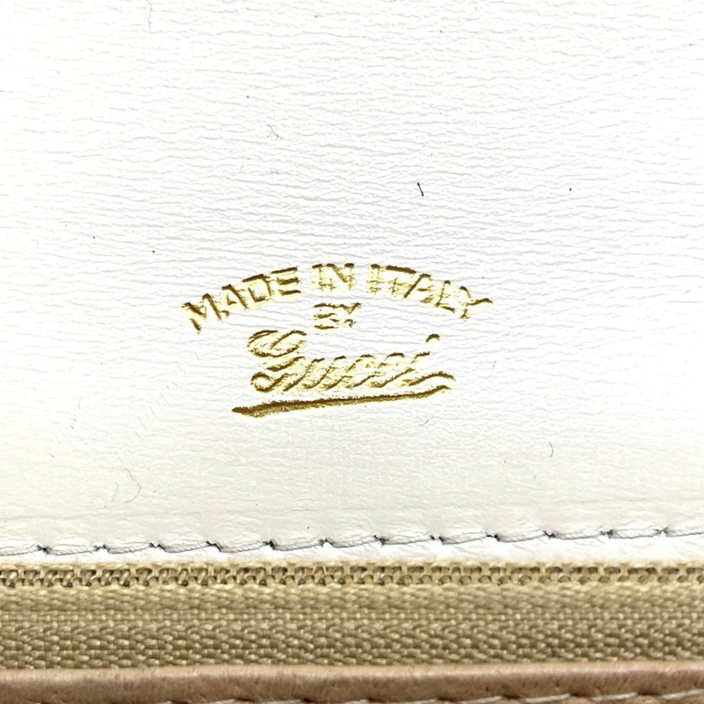 Gucci White Leather Shoulder Bag ( )